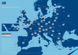 Región EMEA hlási stagnáciu cien kancelárskych prenájmov